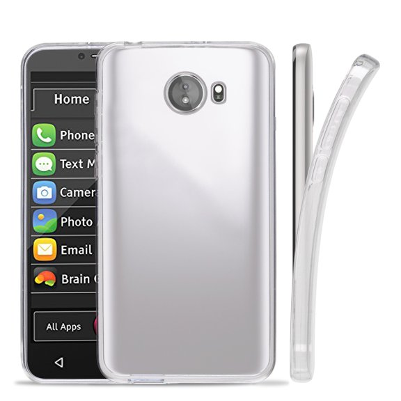 Flex Gel For Greatcall Jitterbug XL 5.5 Transparent Clear Ultra Slim Flexible Gel TPU