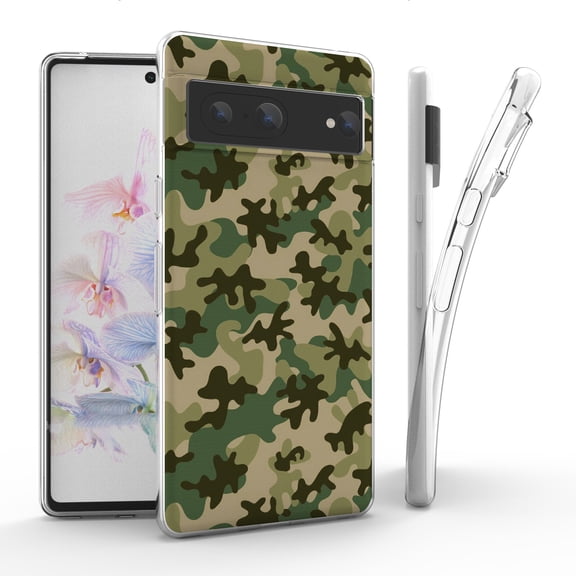 Flex Gel Slim Designed For Google Pixel 7 Case Camo Series