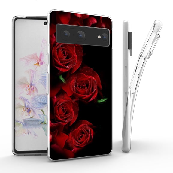 Flex Gel Slim Designed For Google Pixel 7 Case Floral And Plant Series