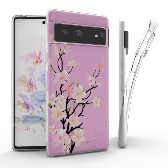 Flex Gel Slim Designed For Google Pixel 7 Case Floral And Plant Series