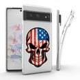 thumbnail image 1 of Flex Gel Slim Designed For Google Pixel 7 Case Transparent Clear and Skull Series, 1 of 5