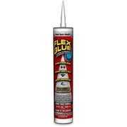 Flex Glue Pro 10 oz Rubberized Waterproof Adhesive, White - Case of 6