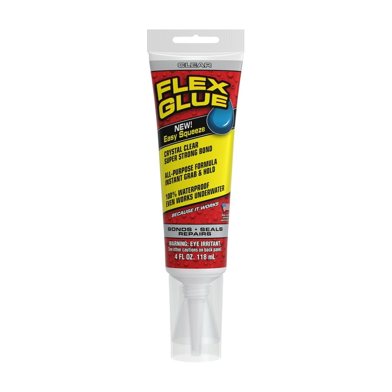 Flex Glue, 4 oz, Dries Clear Flex Glue, 4 oz, Dries Clear