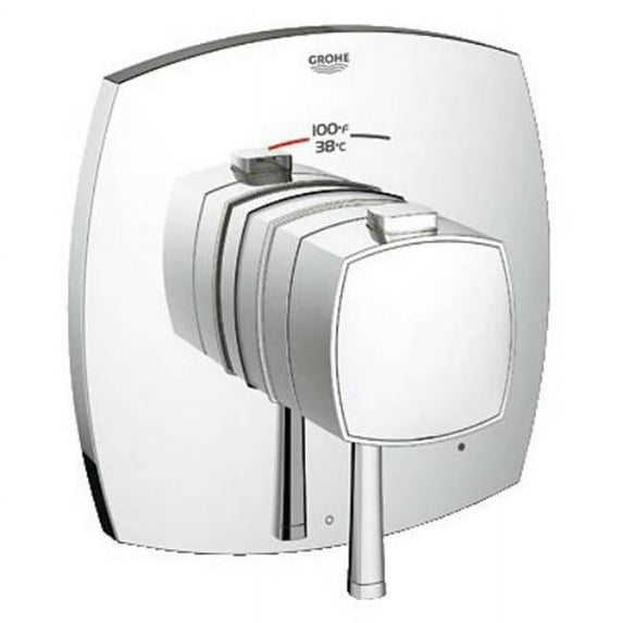 Flex Grandera Single Function Thermostatic Trim, Starlight Chrome