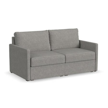 Flex Gray Loveseat with Performance Fabric