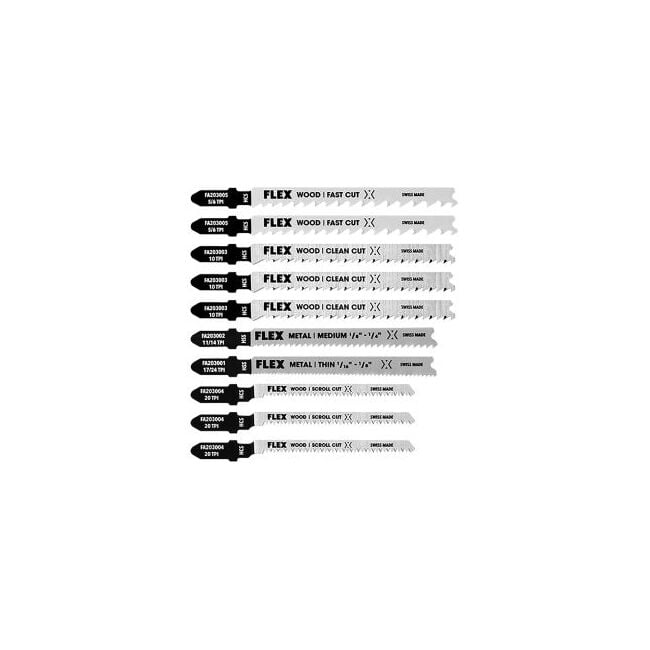 Flex Jig Saw Blade w/ Blister Packaging Pack of 10