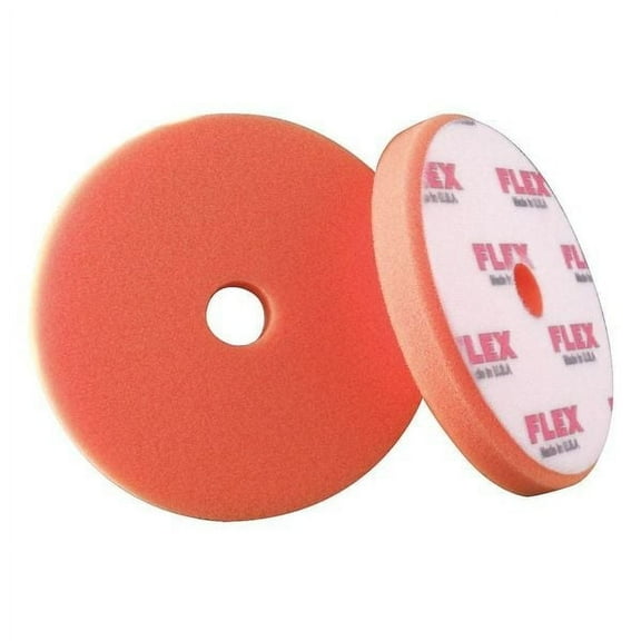 Flex North America Polishing Pad,6-1/2" Size,Foam,Orange 700137