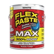 Flex Paste MAX Super Thick Rubber Paste - 12 lb, White