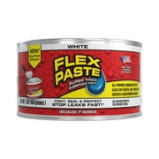 Flex Paste Super Thick Rubber Paste Sealant, 8.75 fl oz, White