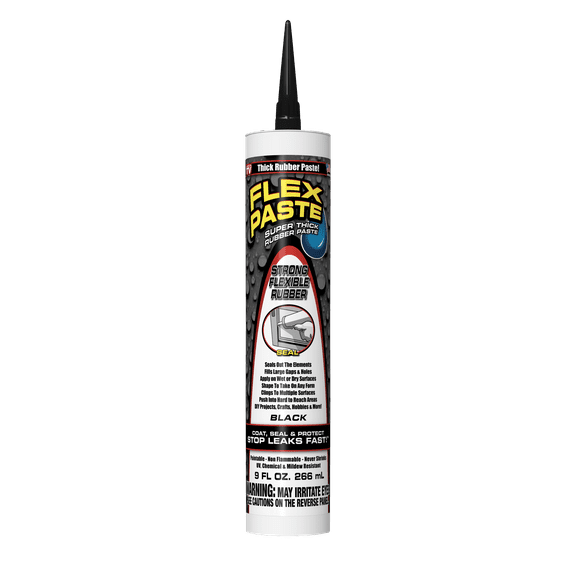 Flex Paste Super Thick Rubber Paste, 9 oz, Black