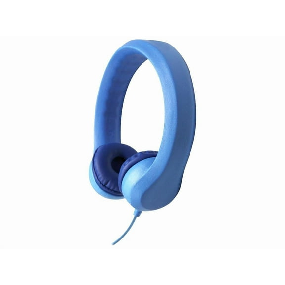 Flex-Phones Indestructible Foam Headphones, Blue