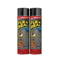 thumbnail image 1 of Flex Seal Aerosol Liquid Rubber Sealant Coating, 14 oz, Black, 2-Pack, 1 of 8