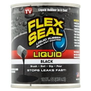 Flex Seal As Seen on TV Liquid Rubber Sealant Coating, 16 oz, Black