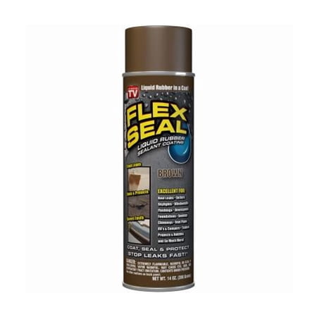 Flex Seal Brown Rubber Spray Sealant, 14 oz