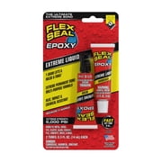 Flex Seal Epoxy, Extreme Liquid, Multi-Purpose, Durable, Permanent, Watertight, Long-Lasting Bond, for Automotive, Marine, Plumbing, Home, Black, 2 x 0.5 oz