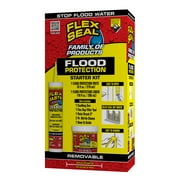 Flex Seal Flood Protection Starter Kit Flood Protection Barrier Kit Flood Protection Paste and Liquid Plus Application Tools