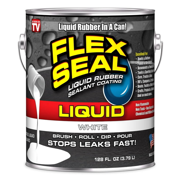 Flex Seal 1 gal. Liquid Rubber Sealant, White