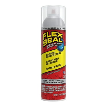 Flex Seal Liquid Aerosol Rubber Sealant Coating, 14 oz, Clear