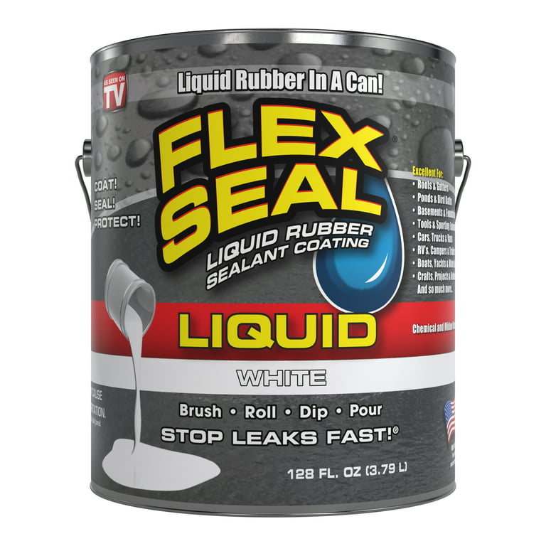 Flex Seal 1 gal. Liquid Rubber Sealant, White