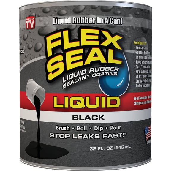 Flex Seal Liquid Rubber in a Can, 32-oz, Black