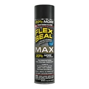 Flex Seal MAX Aerosol Liquid Rubber Sealant Coating, 17 oz, Black