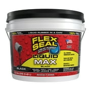 Flex Seal MAX Liquid Rubber Sealant Coating, 2.5 Gallon, Black
