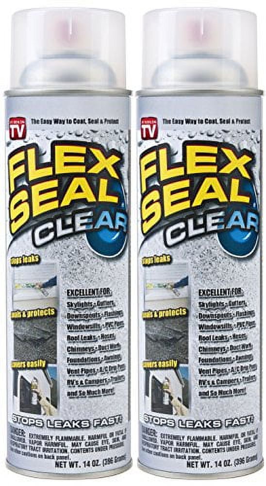 Flex Seal Spray Rubber Sealant Coating, 14-oz, Clear (2 Pack) - Walmart.com