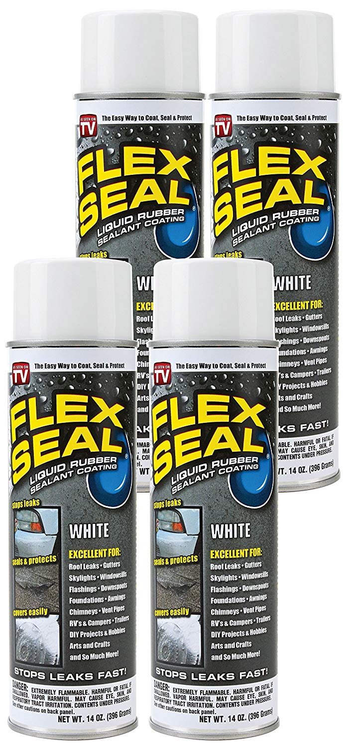 Flex Seal Liquid Rubber Waterproofing Aerosol Paint Sealant Spray, 14