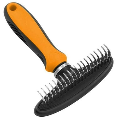 Flex Series Undercoat Dematter Grooming Pet Rake, Orange - One Size