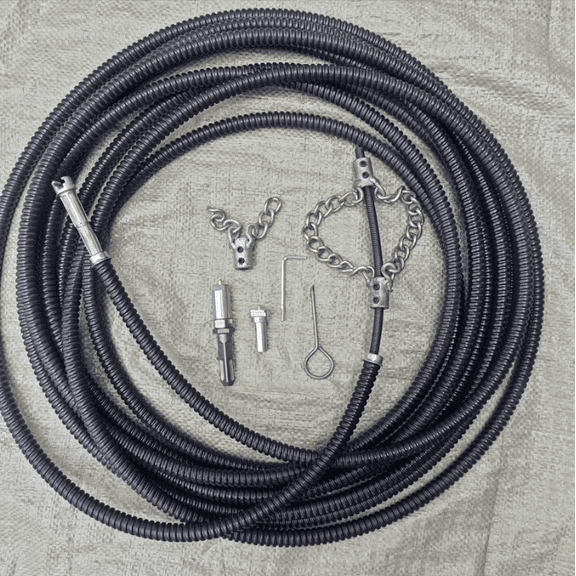 Flex-Shaft Sewer Descaling Chain, Multi-Purpose PVC Pipe Maintenance Tool, Push-Type Rotary Cable Sewer Dredge, Oil in Pipeline Blocks Drilling Tools(wwx)
