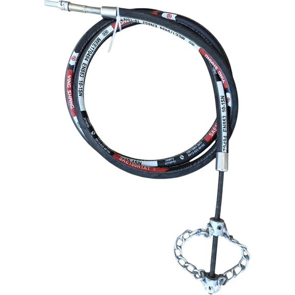 Flex-Shaft Sewer Descaling Chain: Rotary Pipeline Cleaning Chain, Heavy Duty Drain Clog Remover, Flex Shaft Sewer Cleaning Tool, 39.37 Inches for PVC Pipes, Toilets, Traps & Industrial Boilers