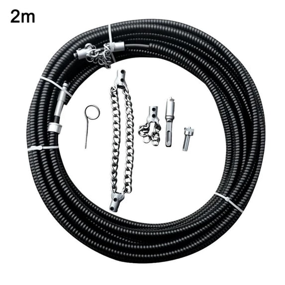 Flex-Shaft Sewer Descaling Chain,Tube Cleaning Knocker,Multi-Purpose PVC Pipe Maintenance Tool,Drain Clog Remover,Pipe Cleaner Dredging Tool,Flexible Hair Tool Drain Opener for Toilets