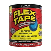 Flex Tape TFSBLKR0405 4 X 5 Black Flex Tape  Waterproof Tape