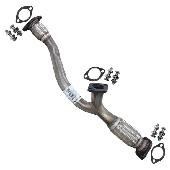 Northeastern Exhaust | Stainless Steel Front Flex Y-Pipe Fits 2004 Chevrolet Malibu 3.5L Sedan Direct Fit | Free Gaskets and Bolt Kit Included