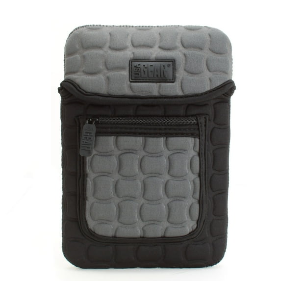 7 Inch Case Tablet Sleeve w/ Shock Protection Neoprene, Small Zipper Pocket - USA Gear X TAB