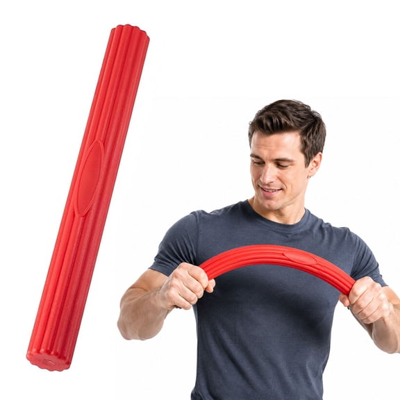 Resistance Bar, Light, Red Flex Therapy Bar for Physical Therapy, Wrist & Forearm Exercise Equipment, Non Slip Grip, Compact Design  (10 LBS)