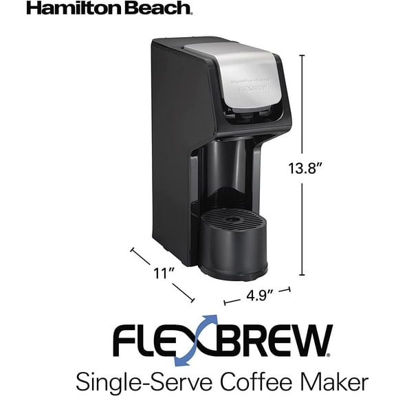 FlexBrew Single Serve Coffee Maker, Black