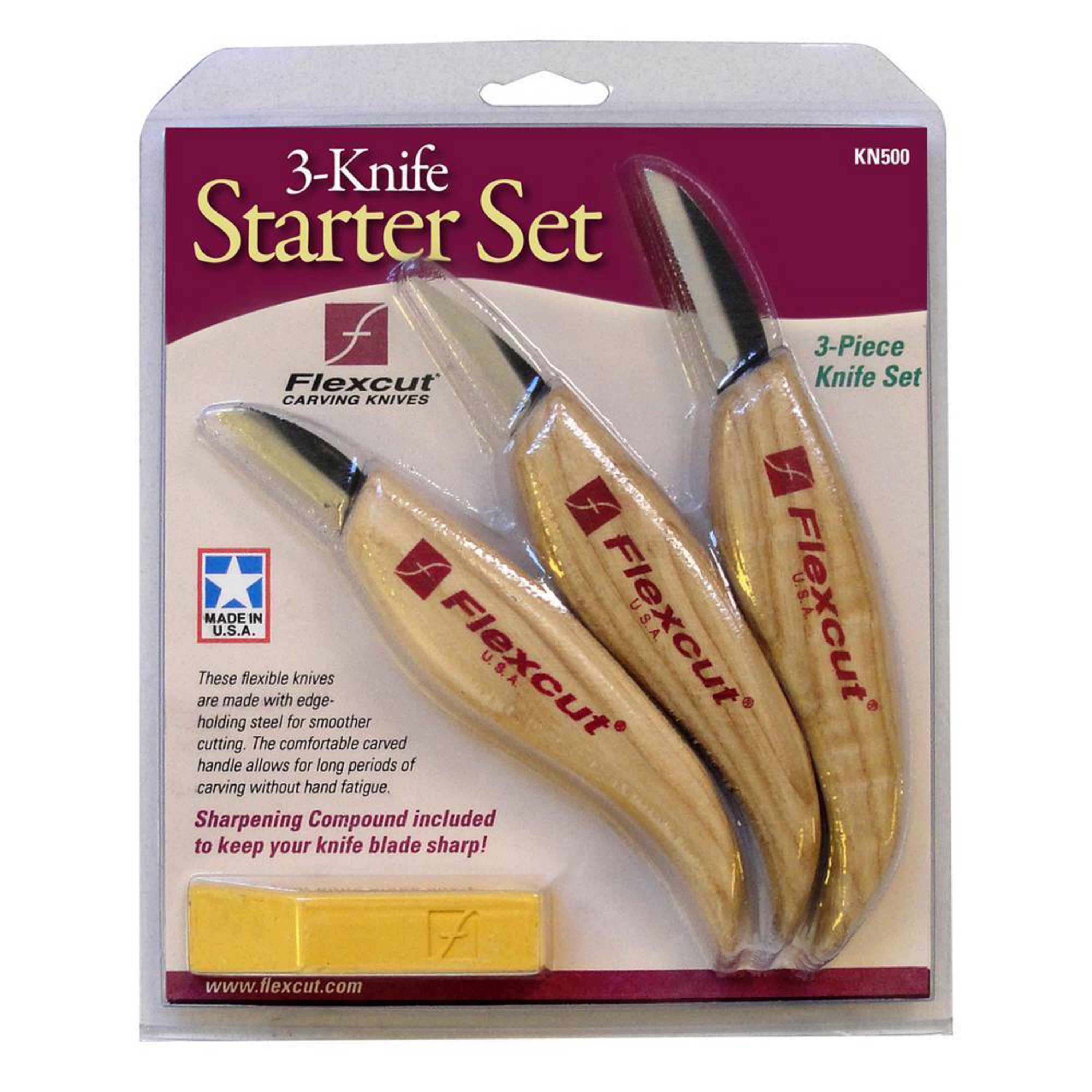 Flexcut Beginner Palm & Knife Set