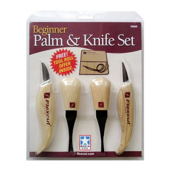 Flexcut - KN600 - Beginner Palm & Knife Set