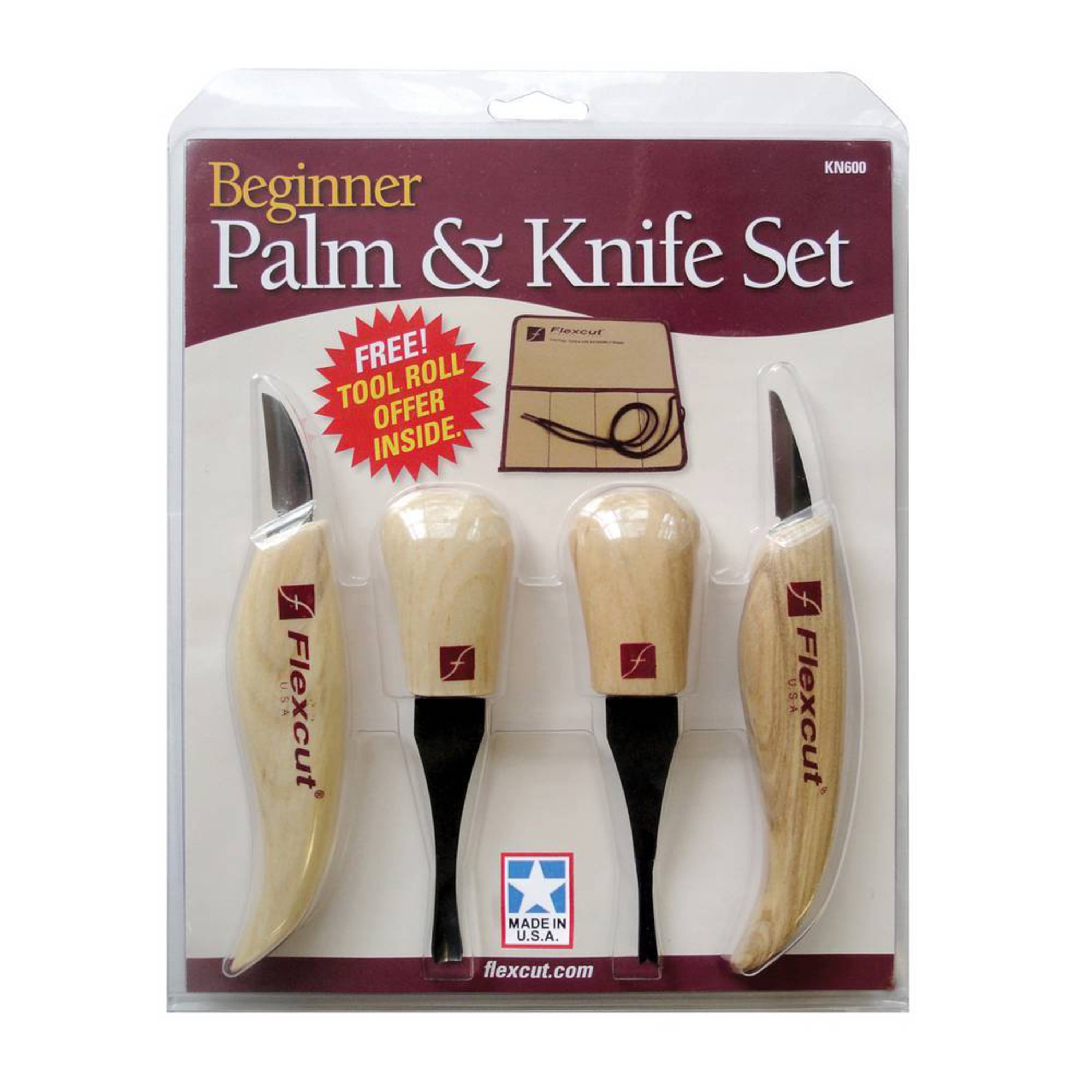 FlexCut Tool Beginner Palm & Knife Set 