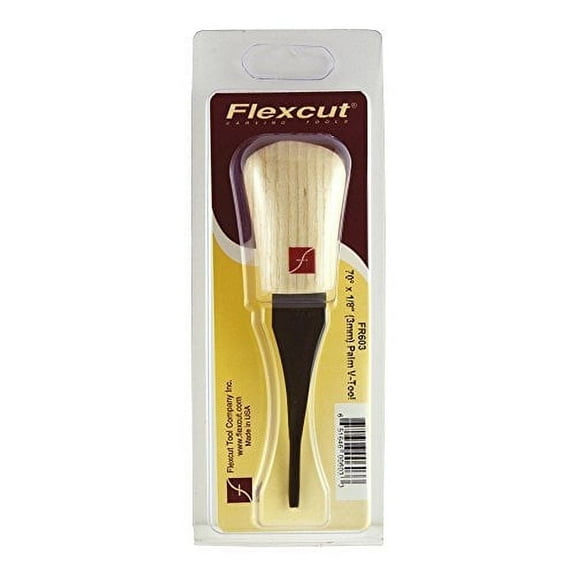 Flexcut - FR603 - Palm Tool Individual - V-Tool, 70 deg. 1/8" (3mm)