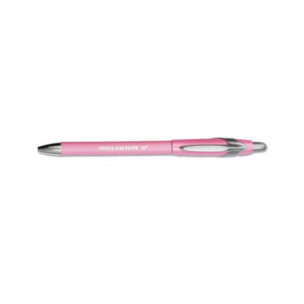 FlexGrip Elite Write for Hope Retractable Ballpoint Pen 1mm, Black
