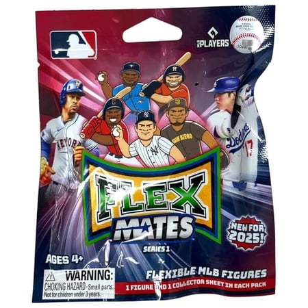 MLB Series 1 Baseball FlexMates Mystery Pack (1 RANDOM Figure)