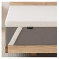 FlexPedic 2 Inch Memory Foam Mattress Topper King Size, Pain Relief