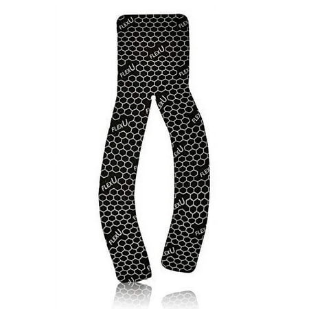 FlexU Kinesiology Tape: Pro-Grade Y Shape for Ultimate Support. Pre-Cut, Hypoallergenic, Latex-Free. Perfect for Shoulders, Knees, Lower-Back, and Ankles. 2 Rolls Pack (Black)