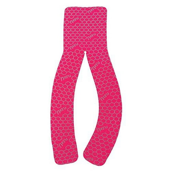 FlexU Kinesiology Tape: Pro-Grade Y Shape for Ultimate Support. Pre-Cut, Hypoallergenic, Latex-Free. Perfect for Shoulders, Knees, Lower-Back, and Ankles. 2 Rolls Pack (Pink)
