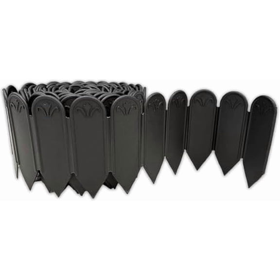 FlexWall Edge Landscape Edging, Garden Black, 6" x 16.5 ft