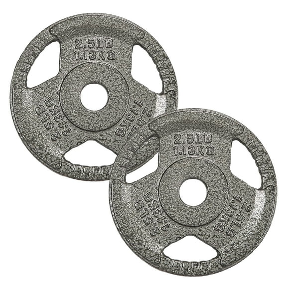FlexWave 1" Solid Cast Iron Weight Plate Pair, Solid Cast Iron, 2.5-45 lb Full Specification, Dedicated to Standard Barbell Plates, Suitable for Home and Gym