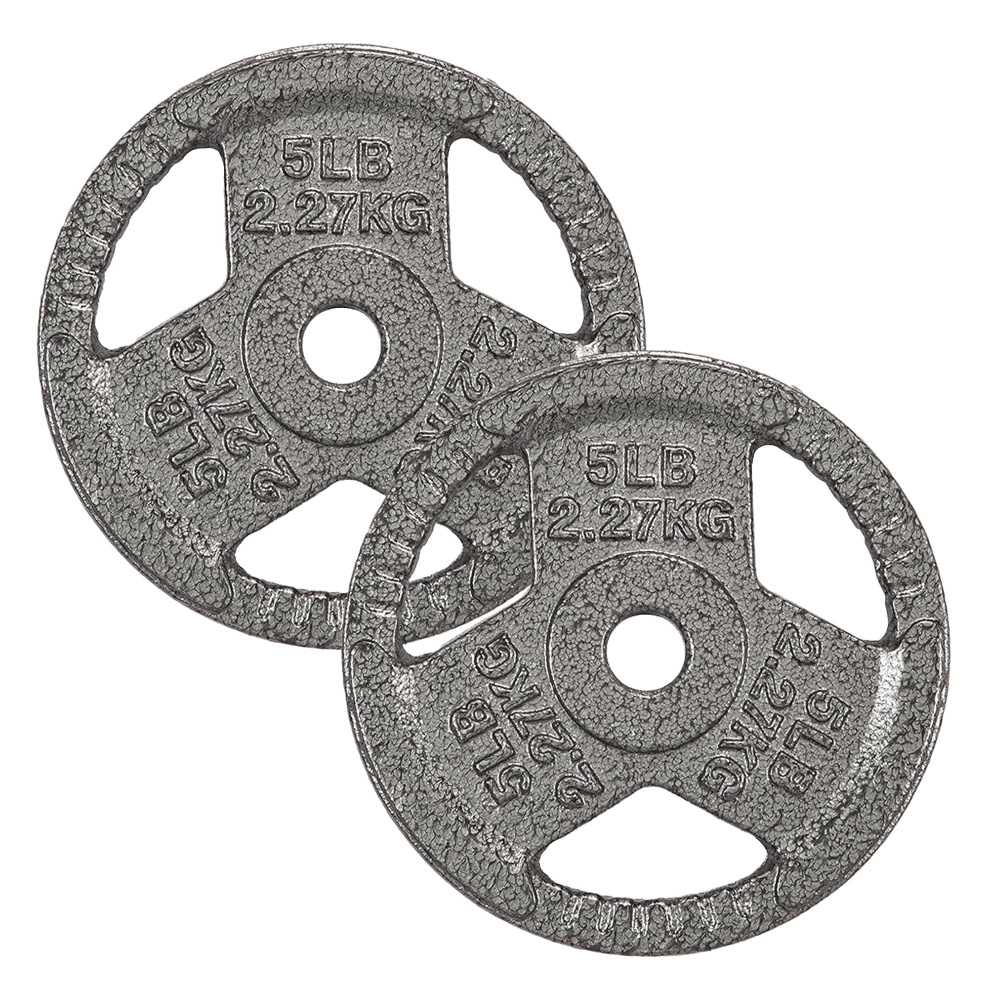 FlexWave 1" Solid Cast Iron Weight Plate Pair, Solid Cast Iron, 2.5-45 lb Full Specification, Dedicated to Standard Barbell Plates, Suitable for Home and Gym