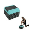 thumbnail image 1 of FlexWave 16-inch Aerobic Step Platform, Adjustable Fitness Stepper with 4 Adjustable Step Risers, Aerobics Stepper Workout Stepper for Aerobic Strength and Training in Home Gym, Blue, 1 of 7